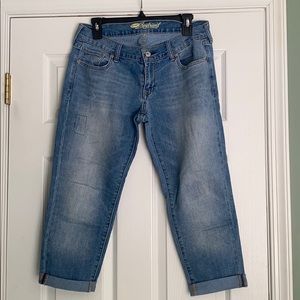 Old Navy, boyfriend crop jean
